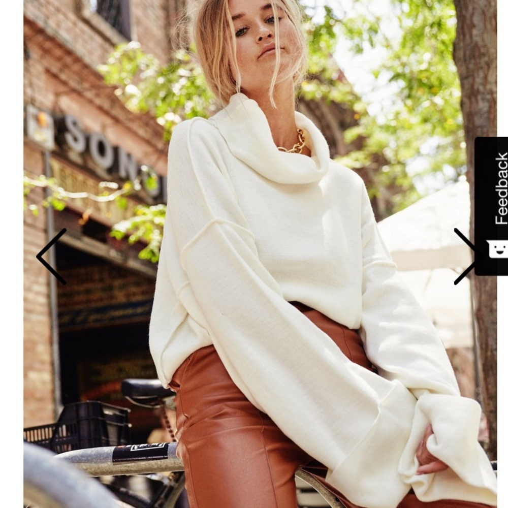 Sleeve Found Love Turtleneck Sweater